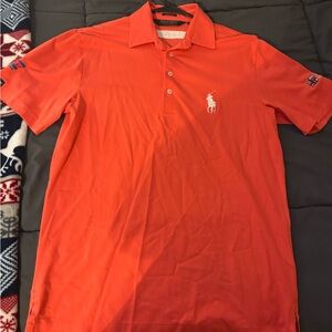 Polo Ralph Lauren Men's Orange Polo Shirt